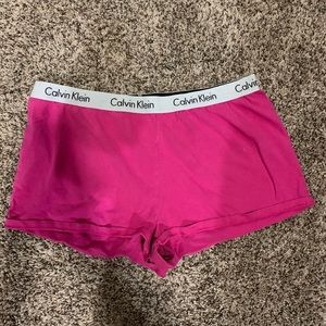 pink calvin klein boxers